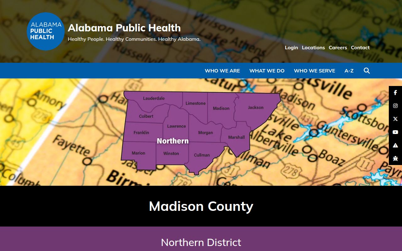 Madison County Health Department serving Huntsville residents