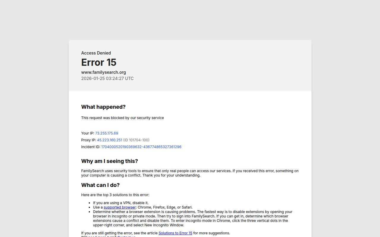 FamilySearch Alabama Deaths 1908-1974 collection search interface